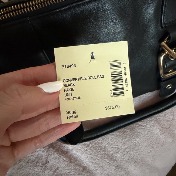 Elegant 100% Leather Black Handbag - Picture 7 of 8